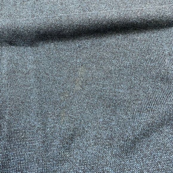 Vintage Joseph Abboud Sweater Blue Solid Knit Long Sleeve Pullover Henley Mens - Picture 3 of 8